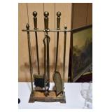 Vintage Wrought Iron Fireplace Accessories