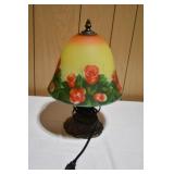 Small Glass Globe Table Lamp