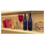 Glassware and Biscotti Jar