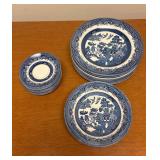 Churchill Blue Willow Dinnerware Set