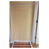 White Metal & Plastic Garment Rack, 68ï¿½ï¿½