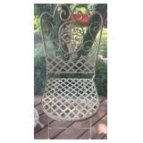 Metal Folding Chair, 39 Tall