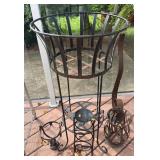 Wrought Iron Planters Set