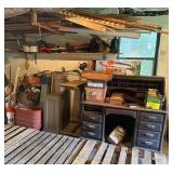 Roll-Top Desk and Miscellaneous Items