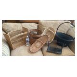 Wicker and Metal Baskets Collection