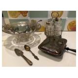 Glass and Silver-Plated Tableware