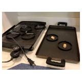 Electric Griddles with Handles and Egg Rings