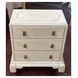 Lane Furniture Three-Drawer Chest in Crackled Fini