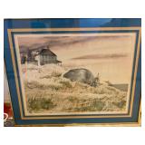Signed Print, 29.5´´ x 24´´, Framed and Matted