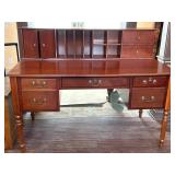 Wooden Desk with Hutch and Drawers - READ DETAILS