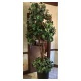 Artificial Tree in Large 24-Inch Pot, 8 Feet Tall