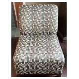 Set of Modern Upholstered Accent Chair, 26 Inches