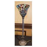 Stained Glass Lamp, 26'T