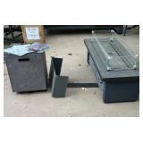 Real Flame Gas Fire Table with Accessories, 48' x