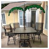 Patio Set with 42 x 42 Inch Table and 4 Chairs - R