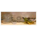 Glass Bowls and Flatware