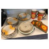 Miscellaneous Dishes with Floral Motifs