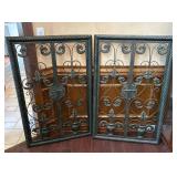 Two Decorative Metal Panels, 31×48 Inches