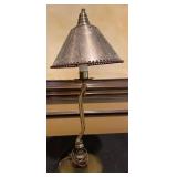 Adjustable Brass Lamp, 22 1/2' T