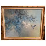 Framed and Matted Decorative Nature Artwork by Jol
