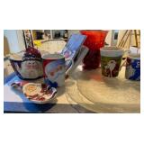 Christmas-Themed Ceramic and Glass Items