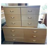 Italian-Made Chest and Cabinet Set with High Gloss
