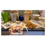 Assorted Kitchenware Utensils and Storage