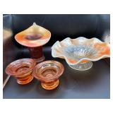 Iridescent Art Glass Pieces