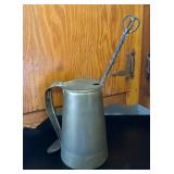 Metal Fire Starter with Lid and Wand