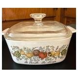 Corning Ware Casserole Dish with Lid