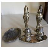 Silver-Plated Salt and Pepper Shakers
