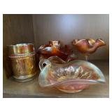 Iridescent Carnival Glassware