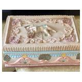 Decorative Trinket Box with Cherub Detail