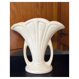White Ceramic Vase with USA Mark