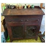 Wooden Pie Safe with Tin Panels