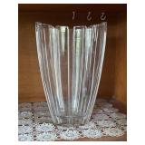Glacier 10-Inch Lead Crystal Vase