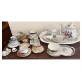 Porcelain Tea and Coffee Service Set