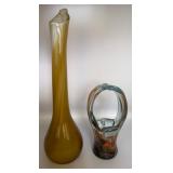 Two Art Glass Decorative Pieces