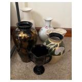 Ceramic and Glass Vases Assortment