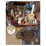 Ceramic Figurines, Candle Holders, and Decor