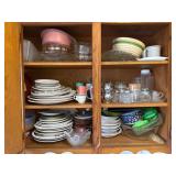 Cupboard Lot of Assorted Kitchenware
