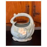 Weller Pottery Basket Vase