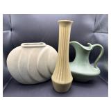 Three Art Pottery Pieces