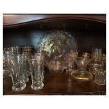 Gold-Trimmed Glassware