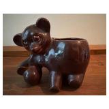 McCoy Pottery Brown Bear Planter