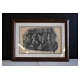 Antique Publication Magazine Print Framed