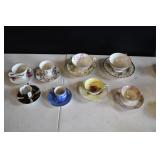 Lot of Vintage Tea Cups and Saucers