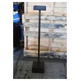 Modern Brutalist Style Metal Pedestal Stand