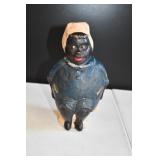 Vtg Cast Iron Mammy Coin Bank