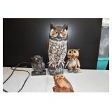 Owl Decor Lot